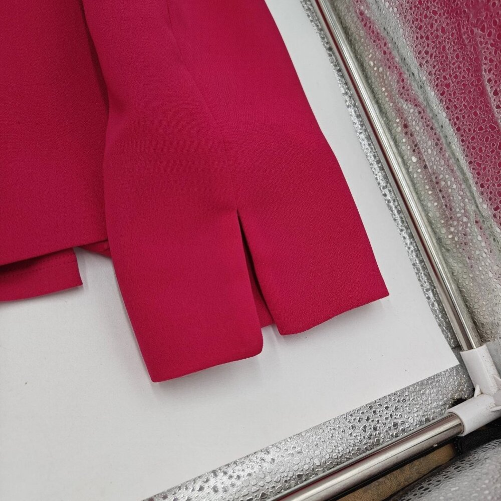 VTG Jones Studio Magenta 1 button blazer with matching blouse - EUC SZ 14 - Picture 7 of 12